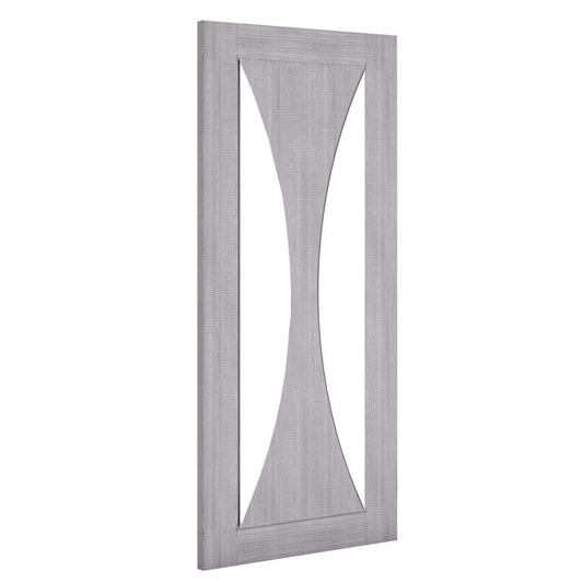 Deanta Sorrento Fully Finished Internal Light Grey Door with Clear Glass 35SORGLGXFSC