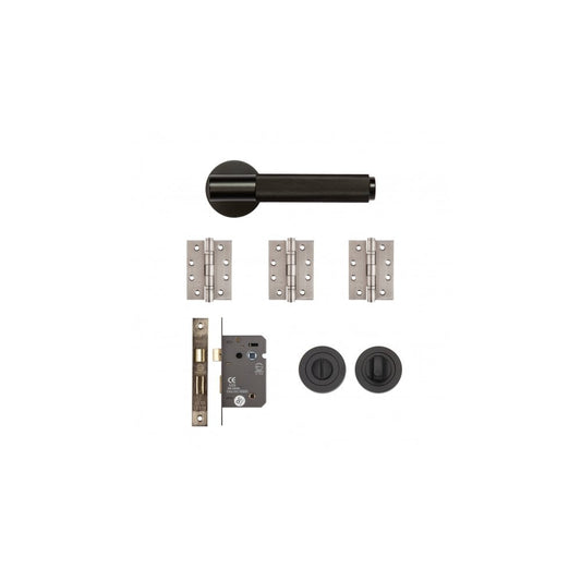 Deanta Sparta Bathroom Kit Matt Black Finish SPABAK