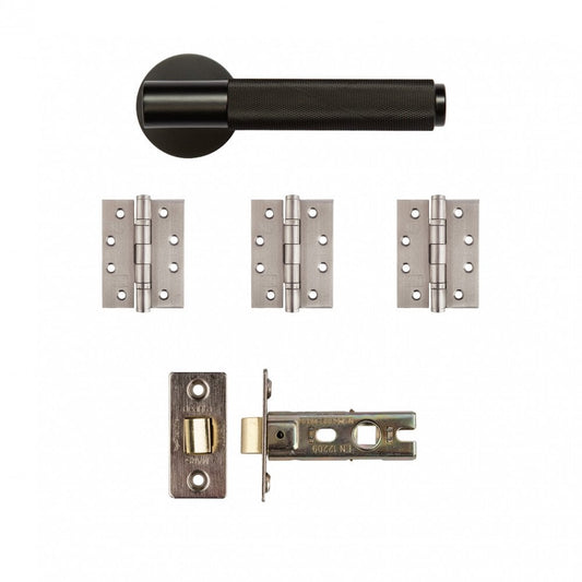 Deanta Sparta Latch Kit Matt Black Finish SPALAK