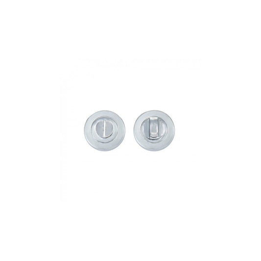 Deanta Thumbturn Set Polished Chrome - Round Rose DHVRTTL0CP
