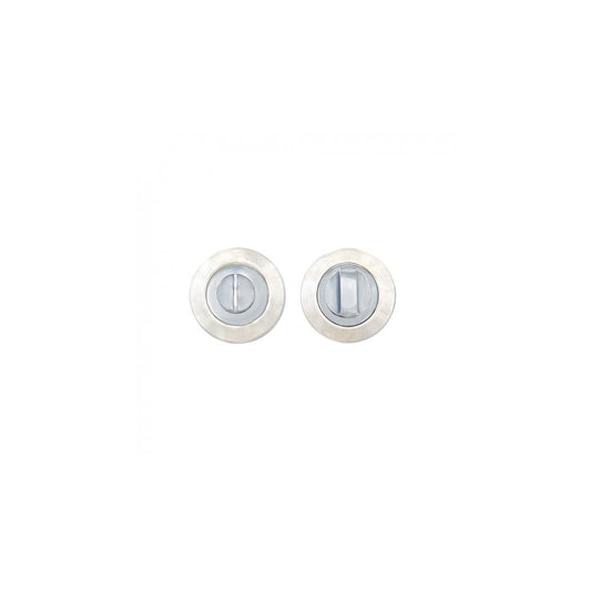 Deanta Thumbturn Set Satin Nickel Chrome - Round Rose DHHATTLSNCP