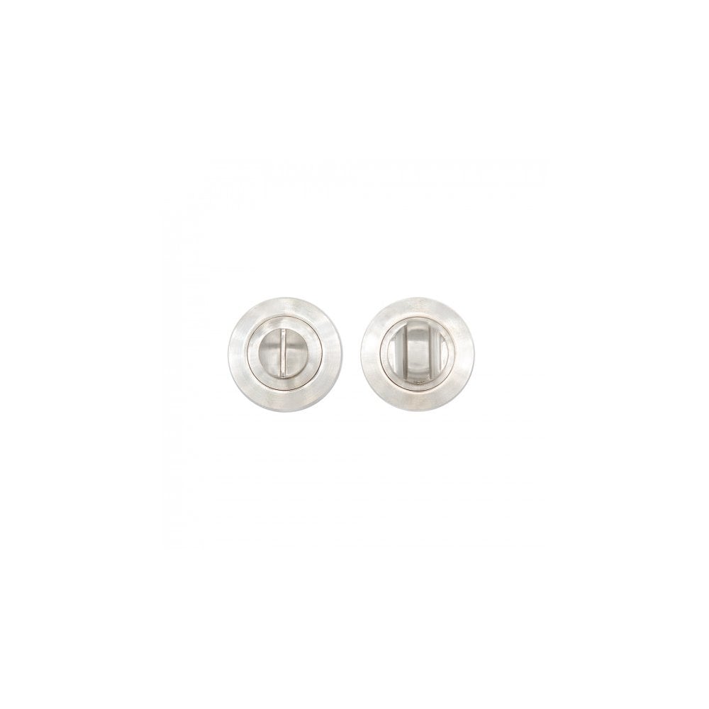 Deanta Thumbturn Set Satin Nickel - Round Rose DHFRTTL0SN