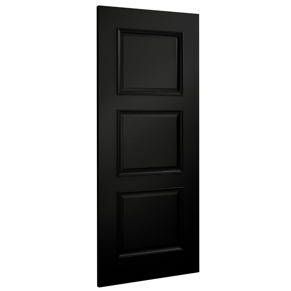Deanta Trinity Black Fully Finished Internal FD30 Fire Door 45TRIFD