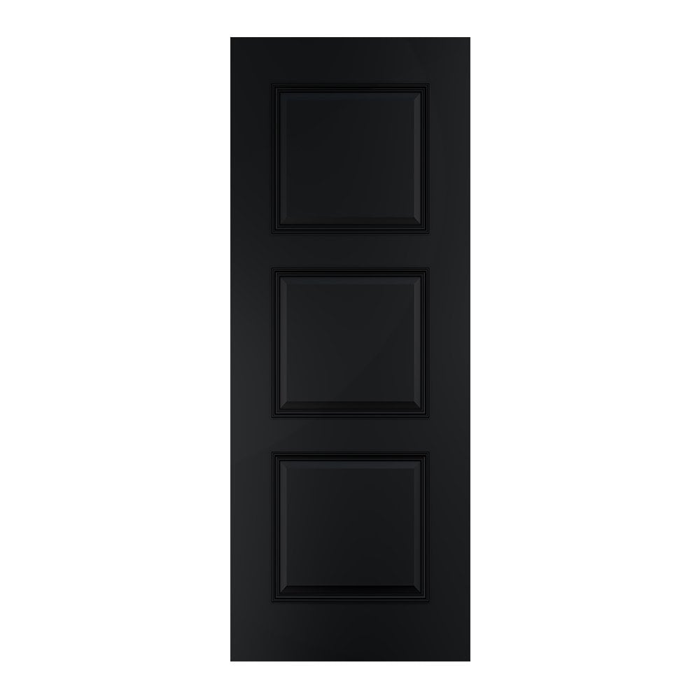 Deanta Trinity Black Fully Finished Internal FD30 Fire Door 45TRIFD, view 3