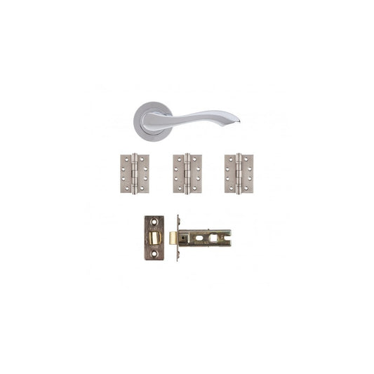 Deanta Veritas Latch Kit Polished Chrome Finish VERLAK