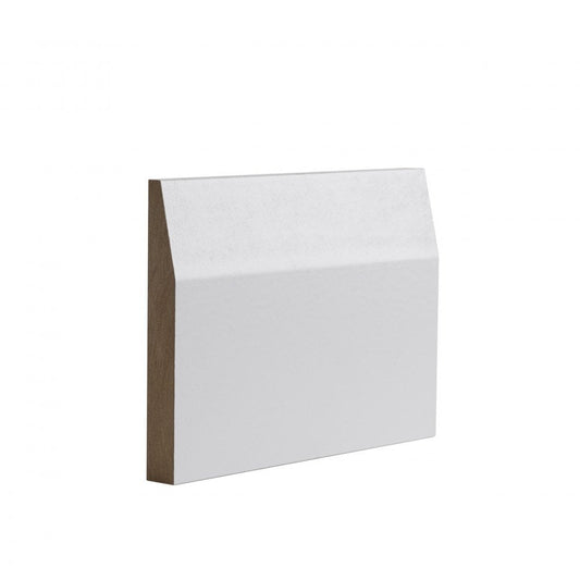 Deanta White Primed Half Splayed Skirting (Pack of 4 lengths) SKPGHS