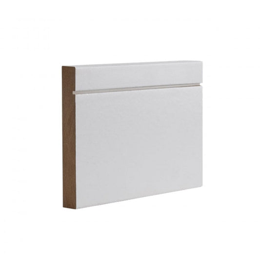 Deanta White Primed Shaker Skirting (Pack of 4 lengths) SKPGSH