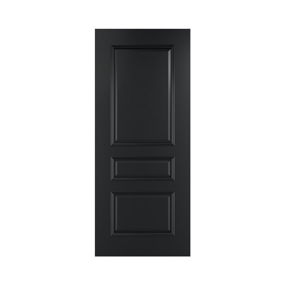 Deanta Windsor Fully Finished Internal Black Fire Door 45WINFDBLFSC, view 3