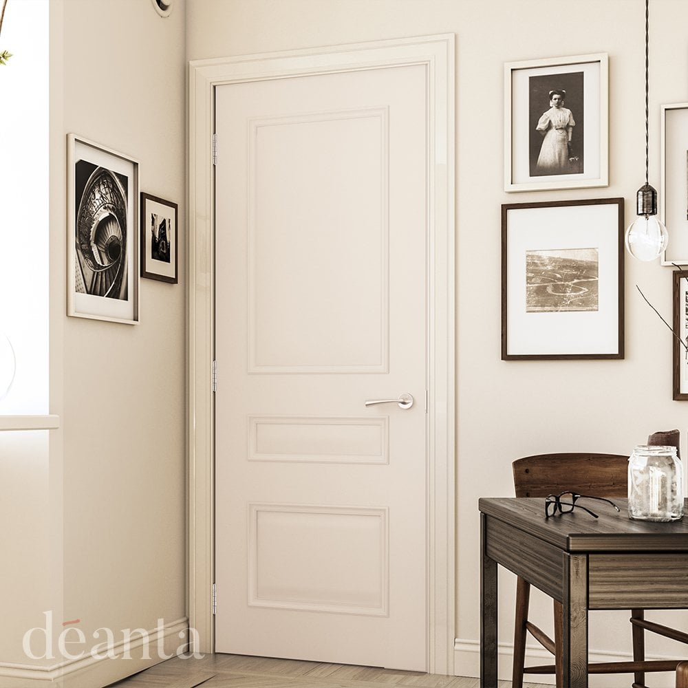 Deanta Windsor White Primed Internal Fire Door 45WINF/DWHP