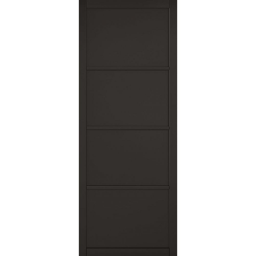 Doors 2 Floors Verto Industrial Black Primed Internal Solid Door VERIND