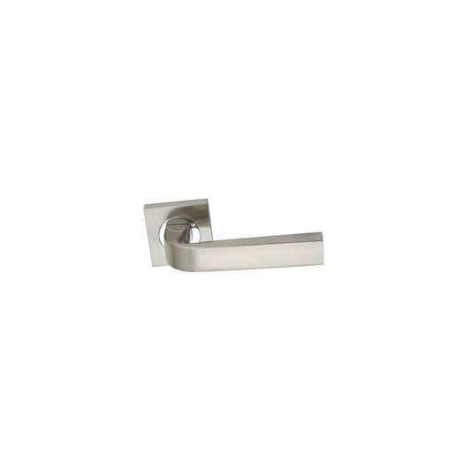 Doors2Floors Adriane Rose Door Handle Pack with Key Lock DCADRKL-SNCP