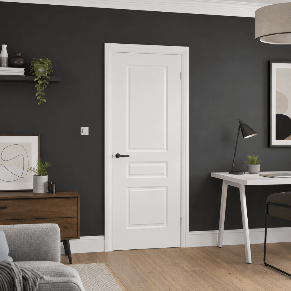 Doors2Floors Burton Textured 3 Panel Internal Door TEX3P