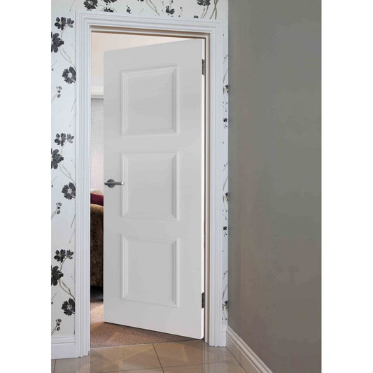 Doors2Floors Chelsea 3 Panel White Primed Internal Door GFCCHE3PWHI