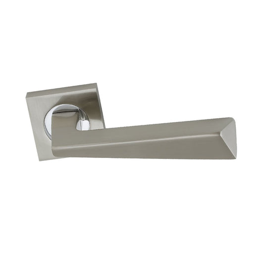 Doors2Floors Christiane Rose Door Handle Pack with Key Lock DCCRKL-HSNCP