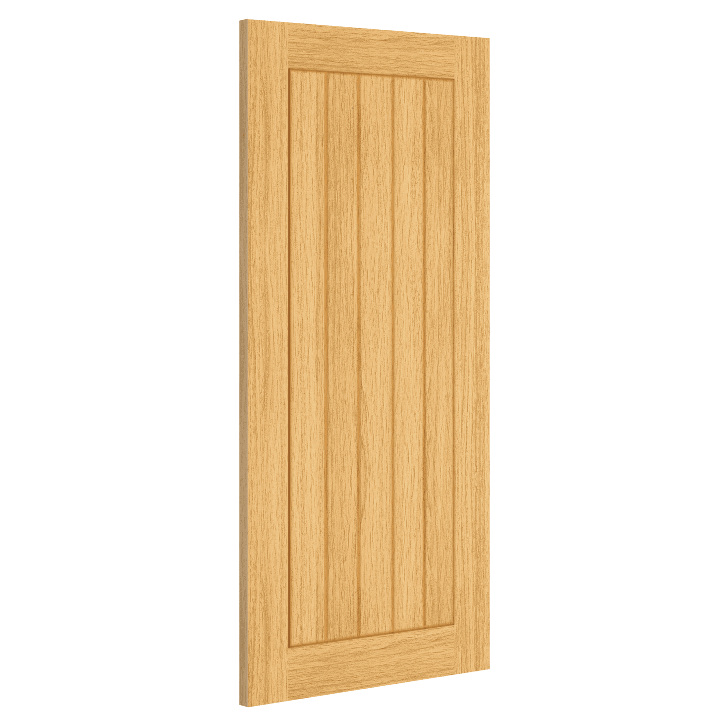 Doors2Floors D2F Suffolk Fully Finished Oak 5P Internal Door D2FPFSUFOAK