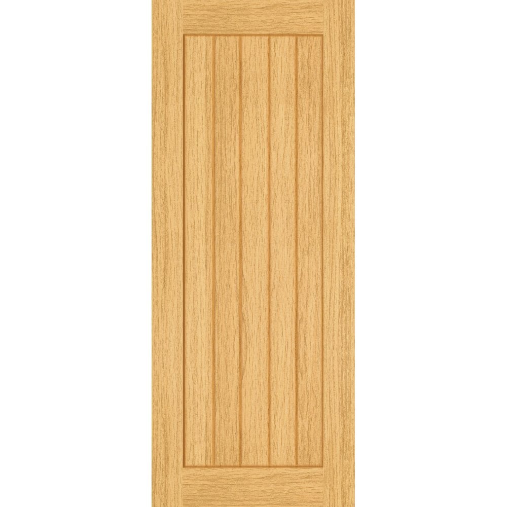 Doors2Floors D2F Suffolk Fully Finished Oak 5P Internal Door D2FPFSUFOAK