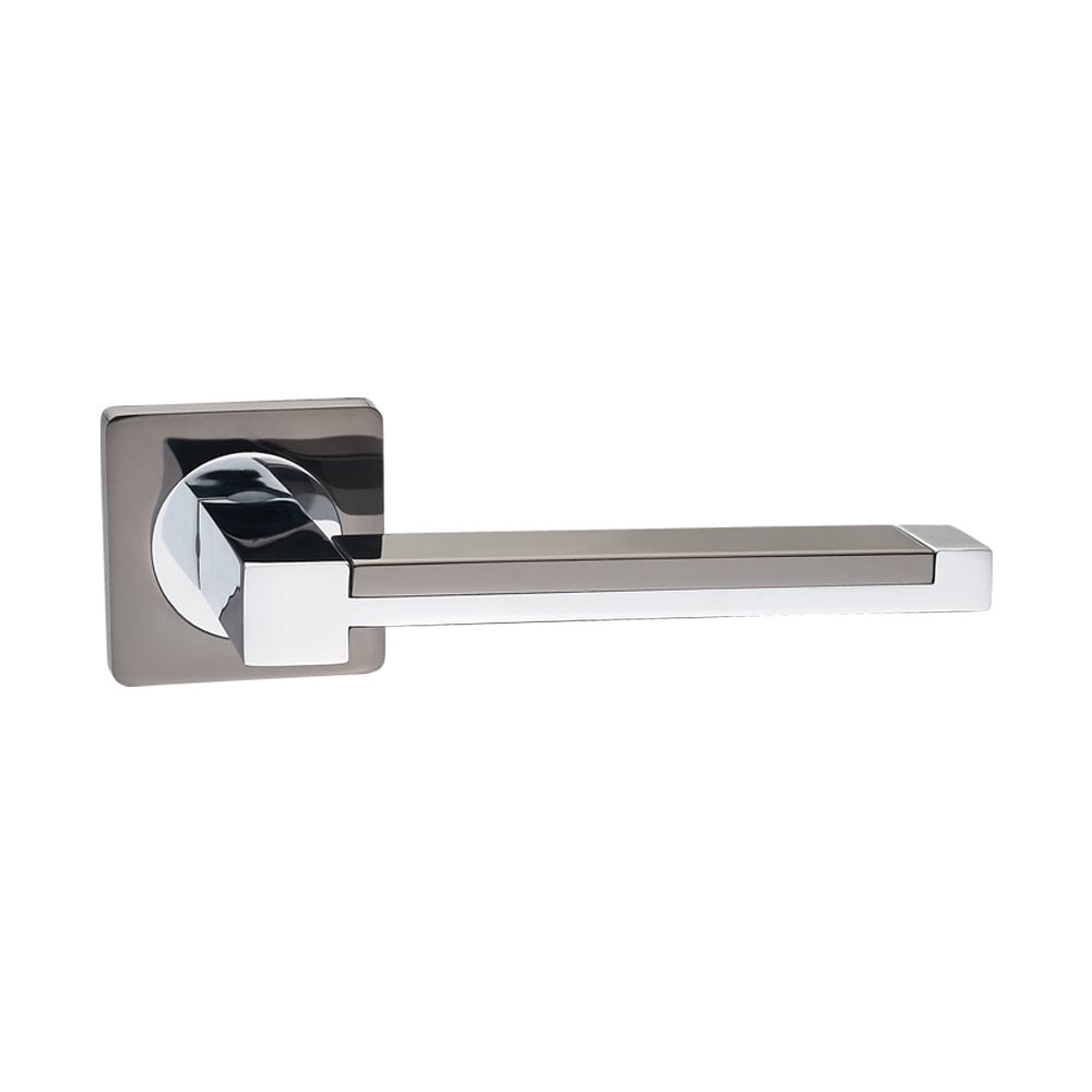 Doors2Floors Elaina Rose Door Handle Pack with Keylock DCELAKL-BNPC