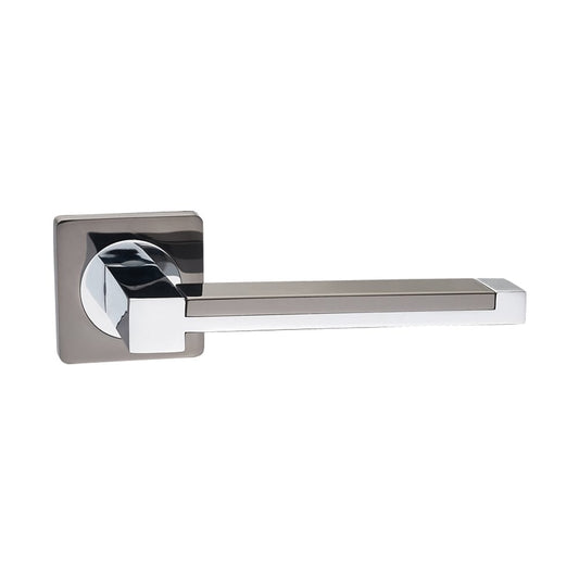 Doors2Floors Elaina Rose Door Handle Pack with Keylock DCELAKL-BNPC