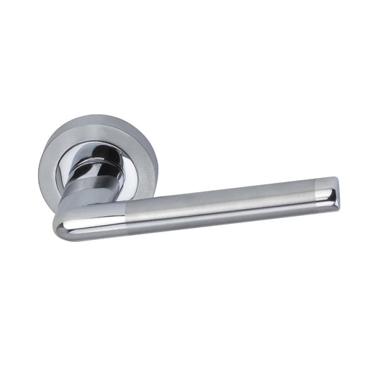 Doors2Floors Fleur Rose Door Handle Pack with Key Lock DCFLEKL-SPC