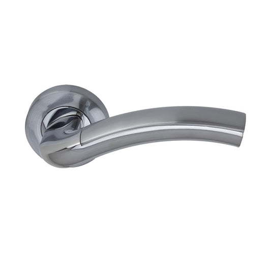 Doors2Floors Geri Rose Door Handle Pack with Key Lock DCGERKL-SPC