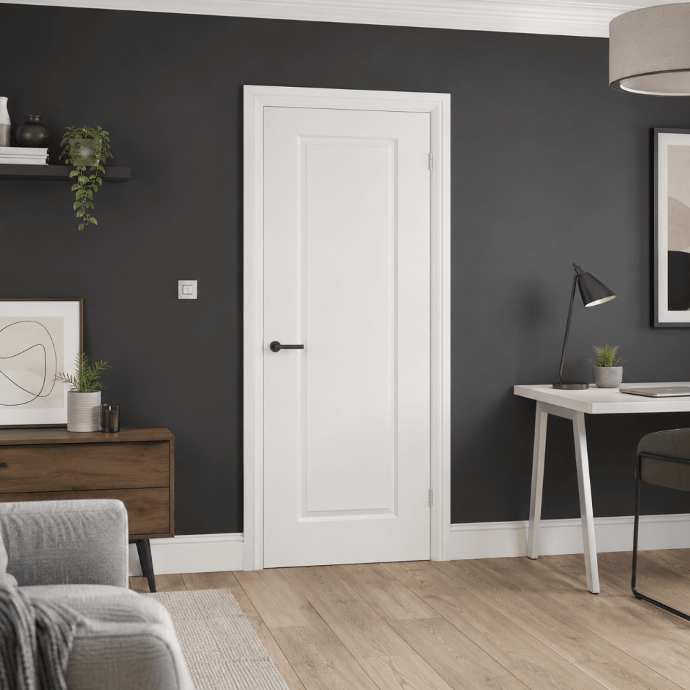 Doors2Floors Smooth 1 Panel Internal White Primed Door SMO1P