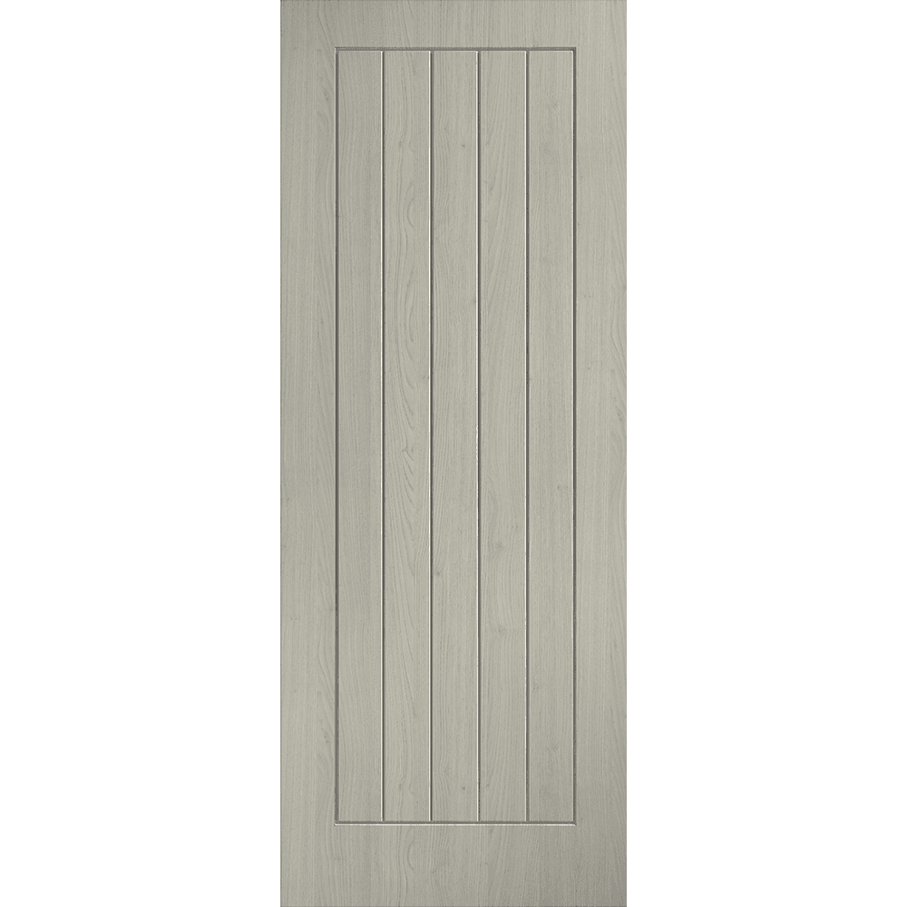 Doors2Floors Suffolk Light Grey Laminated Internal Fire Door LAMLGRCOTFC
