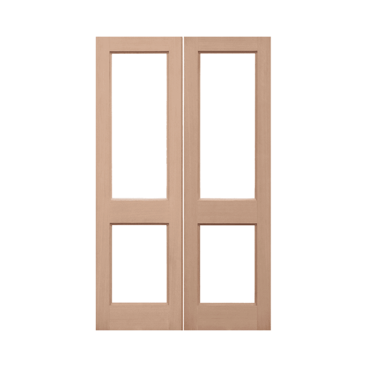 LPD 2XGG Pairs Unglazed Hemlock External Door HPRS2XGG