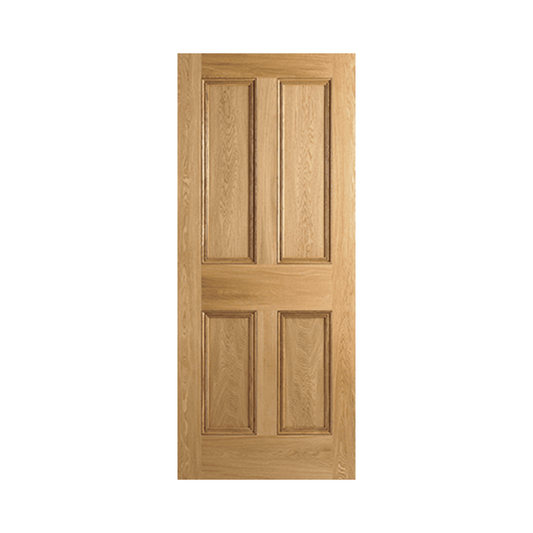 LPD 4 Panel Unfinished Oak Internal Fire Door PP4POAKFC