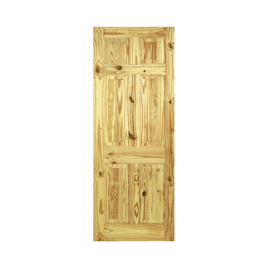 LPD 6 Panel Knotty Internal Door PIN6P