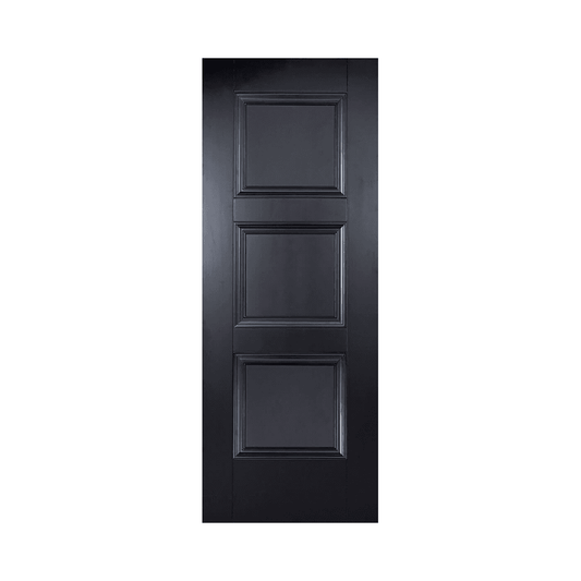 LPD Amsterdam Primed Plus Black Internal Door AMSBLA