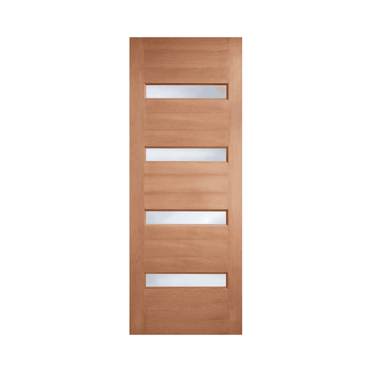 LPD Balham Frosted Glazed Hardwood External Door MTBALFGDG