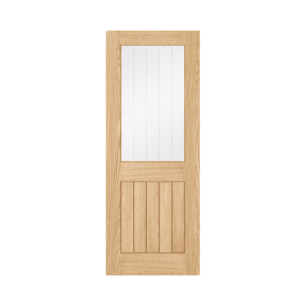 LPD Belize Fully Finished Internal Oak Glazed Door PFOBELG
