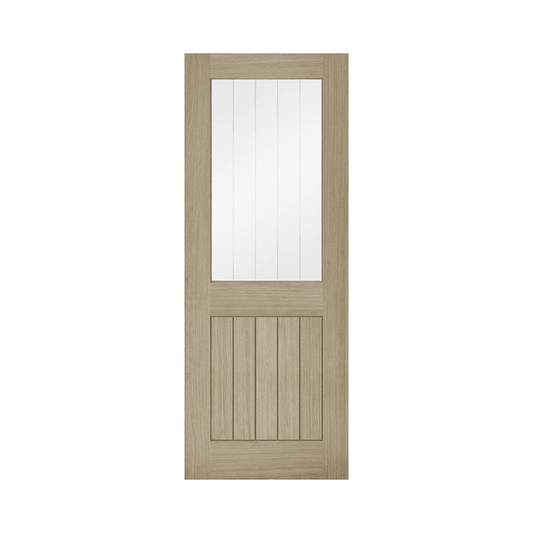 LPD Belize Light Grey Glazed Fully Finished Internal Door LGRBELG