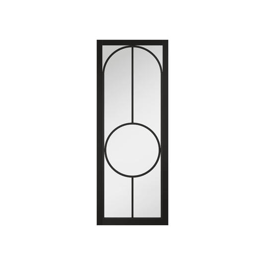 LPD Bowery Black Internal Clear Glazed Door BOWBLKCG