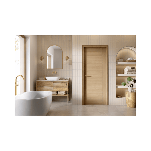 LPD Carini Unfinished Internal Oak Fire Door OCARFC