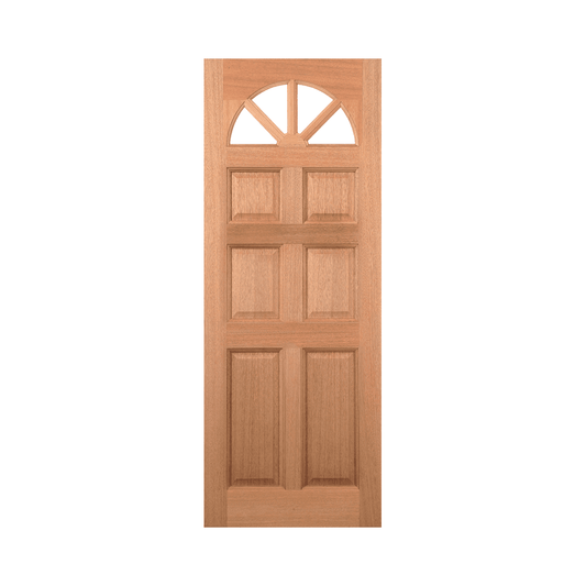 LPD Carolina 6 Panel Hardwood External Door CAR3
