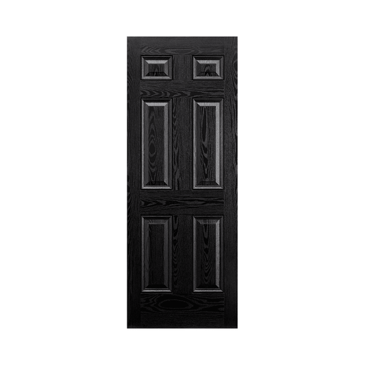 LPD Colonial Black And White External Door GRPCOLBLA