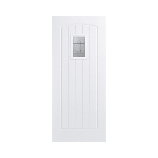 LPD Cottage White Glazed External Door GRPCOTWHI