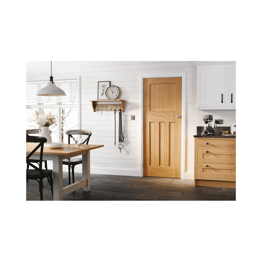 LPD DX30 Style Unfinished Internal Oak Door PPDXOAK