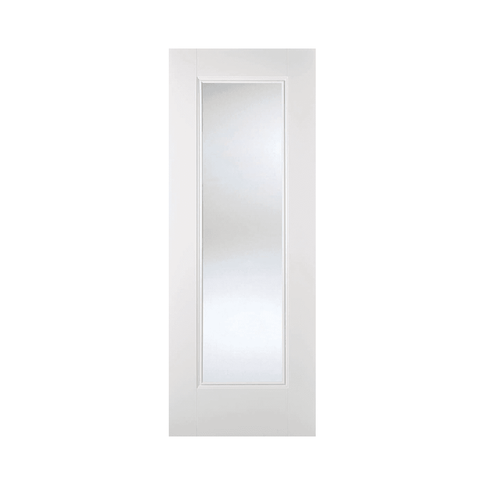 LPD Eindhoven Glazed Primed Plus White Internal Door EINWHIGL
