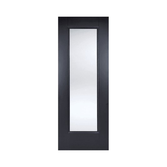 LPD Eindhoven Primed Plus Black Glazed Internal Door EINBLAGL