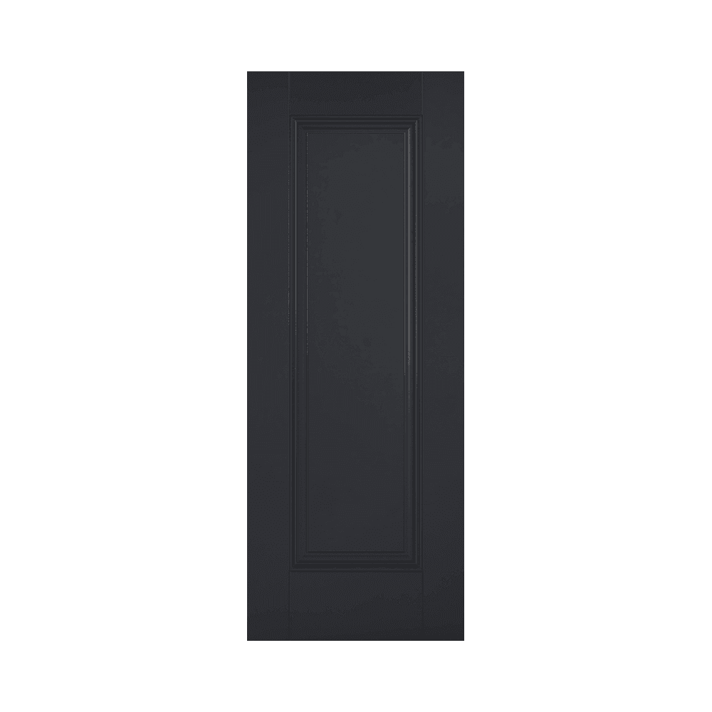 LPD Eindhoven Primed Plus Black Internal Fire Door EINBLAFC
