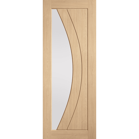 LPD Girona Fully Finished Internal Oak Glazed Door GIROAKCGPF