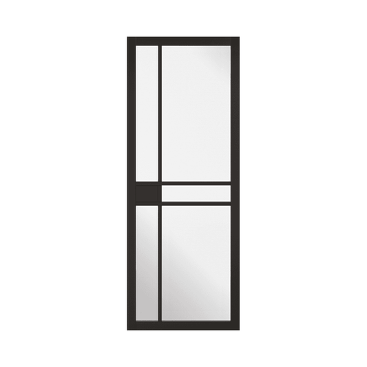 LPD Greenwich Black Internal Clear Glazed Door GREBLA