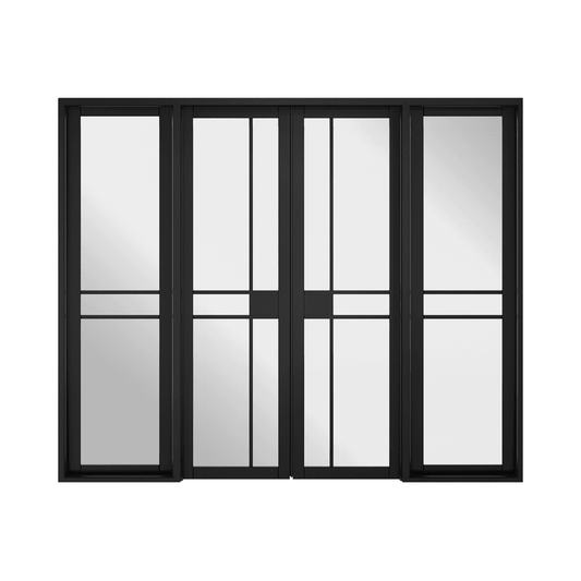 LPD Greenwich W8 Black Fully Finished Internal Room Divider W8GREENWBLA