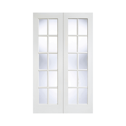 LPD GTP SWA Glazed Pairs Primed White Internal Door WFGTPSA