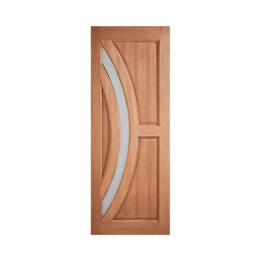LPD Harrow Frosted Glazed Hardwood External Door MTHARFGDG