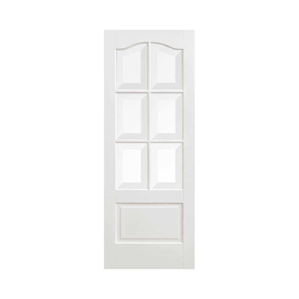 LPD Kent Glazed Primed White Internal Door WFKENCG