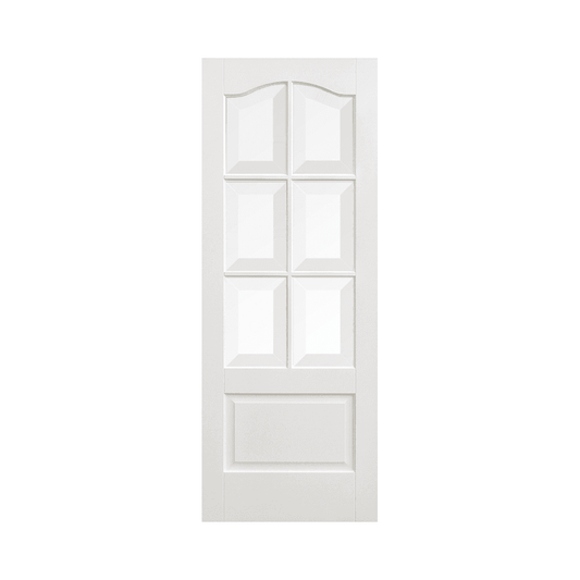 LPD Kent Glazed Primed White Internal Door WFKENCG