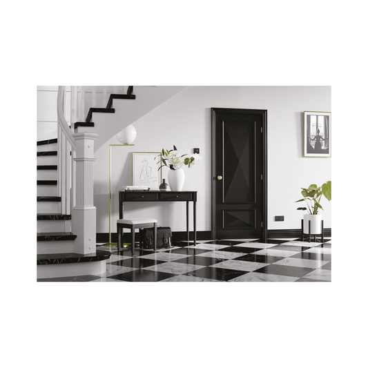 LPD Knightsbridge Black Primed Plus Black Internal Door KNIBLA